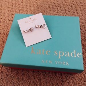 Kate Spade Silver “Love Notes” Earrings